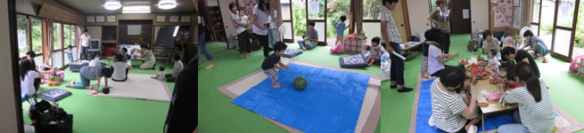 中藤かにっこひろば８月